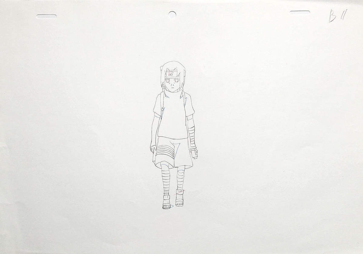 Naruto Animation Production Cel Drawing Douga Genga: Itachi - 4858