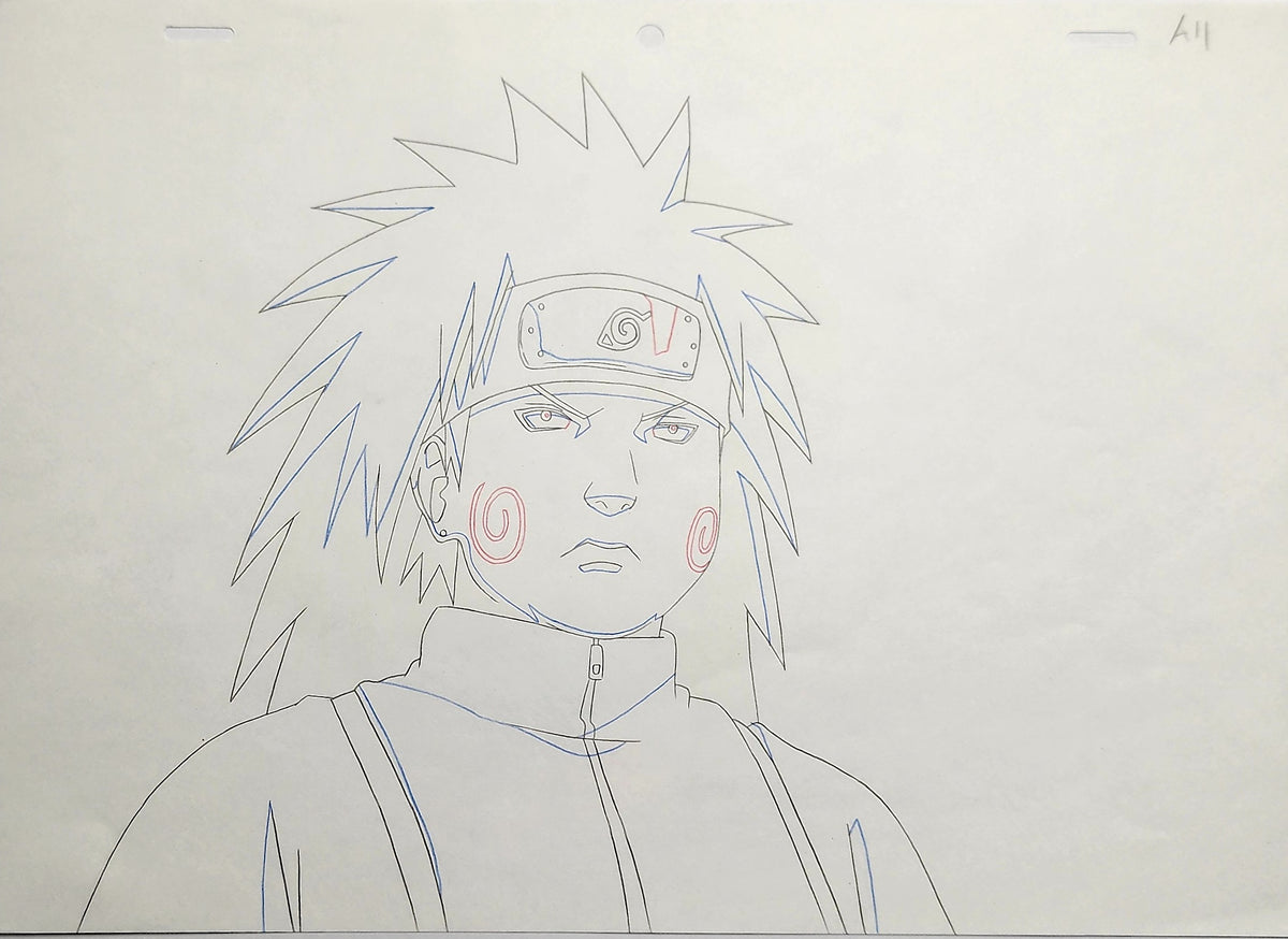 Naruto Animation Production Cel Drawing Douga Genga: Choji - 4862