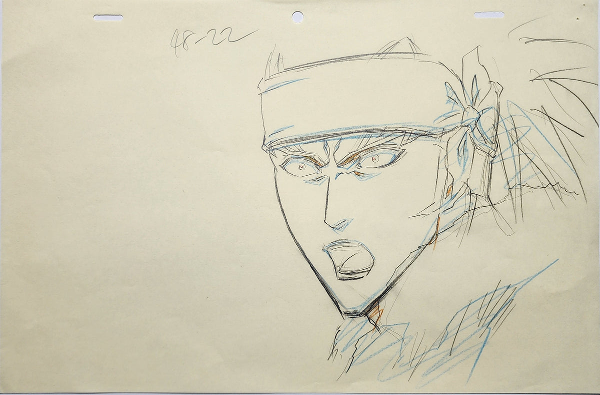 Bleach Animation Production Cel Drawing Douga Genga: Renji - 4878