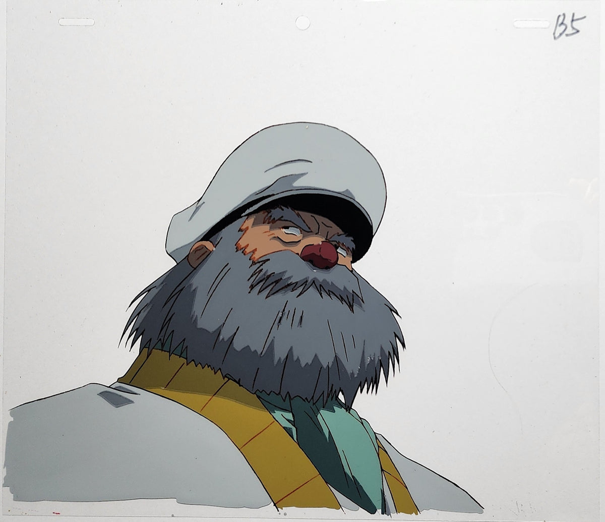 Hunter x Hunter Animation Production Cel Genga Douga: Captain - 4891