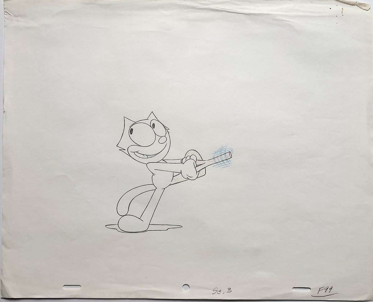 Felix the Cat Animation Production Drawing - 4907