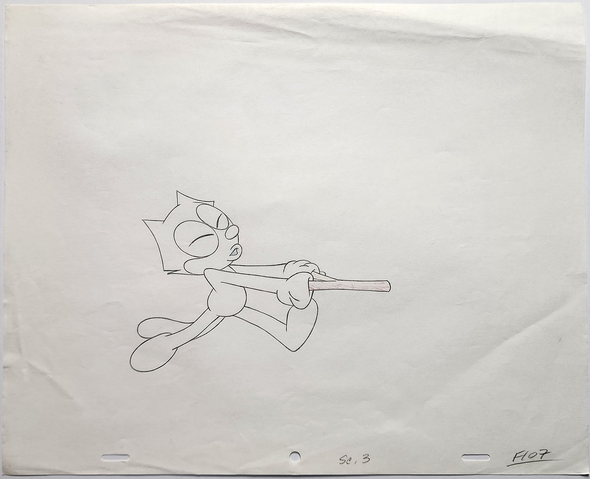 Felix the Cat Animation Production Drawing - 4910