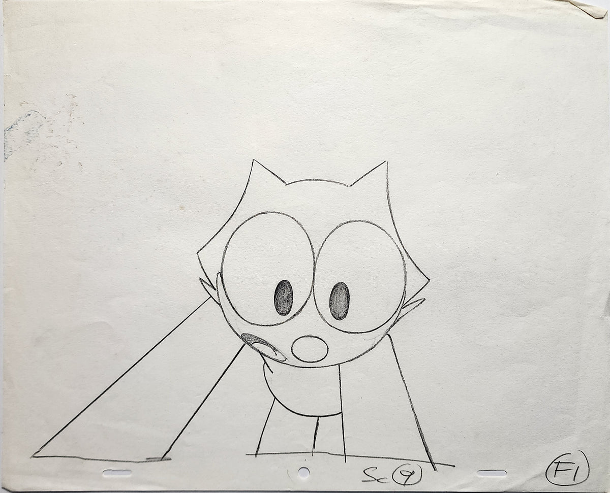 Felix the Cat Animation Production Drawing - 4911