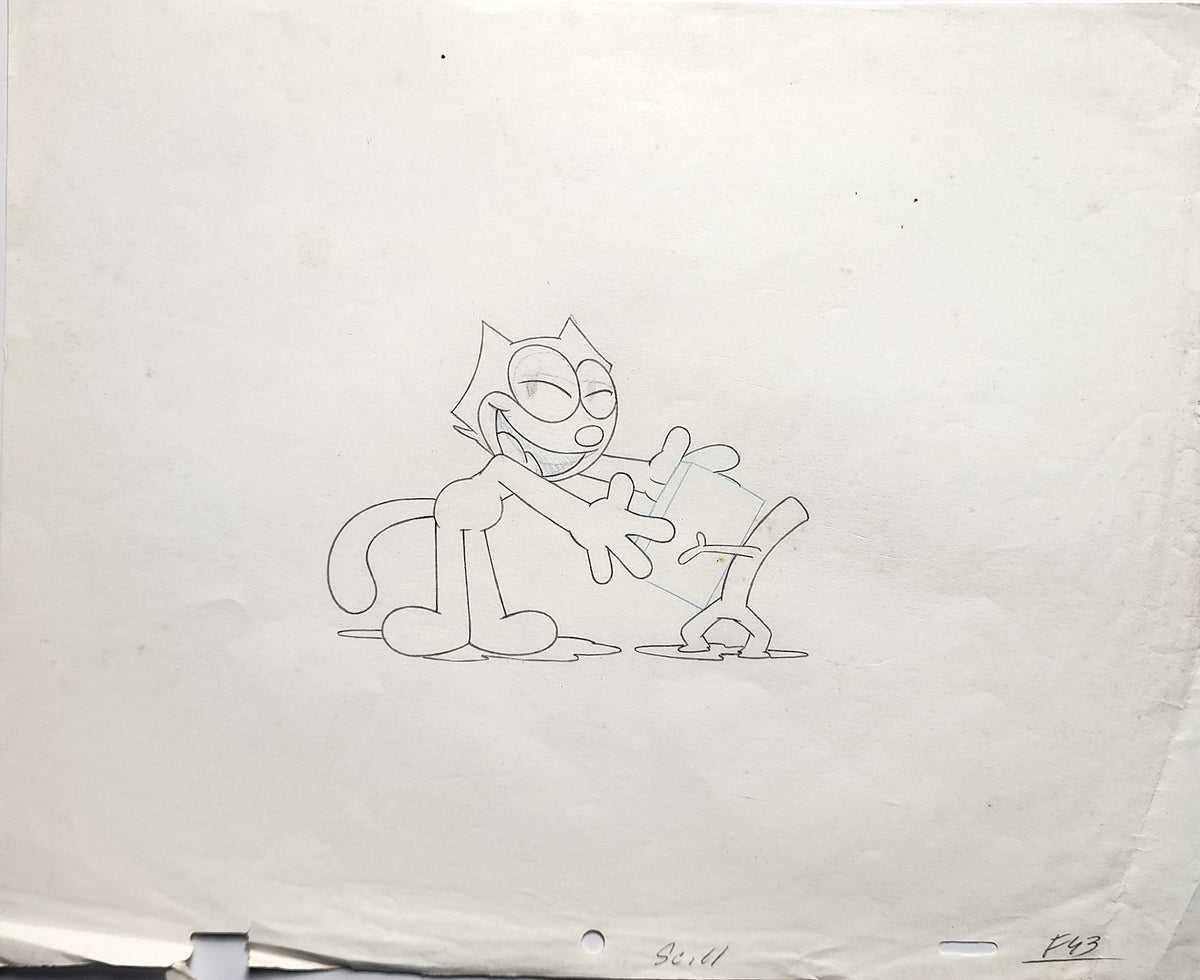 Felix the Cat Animation Production Drawing - 4912