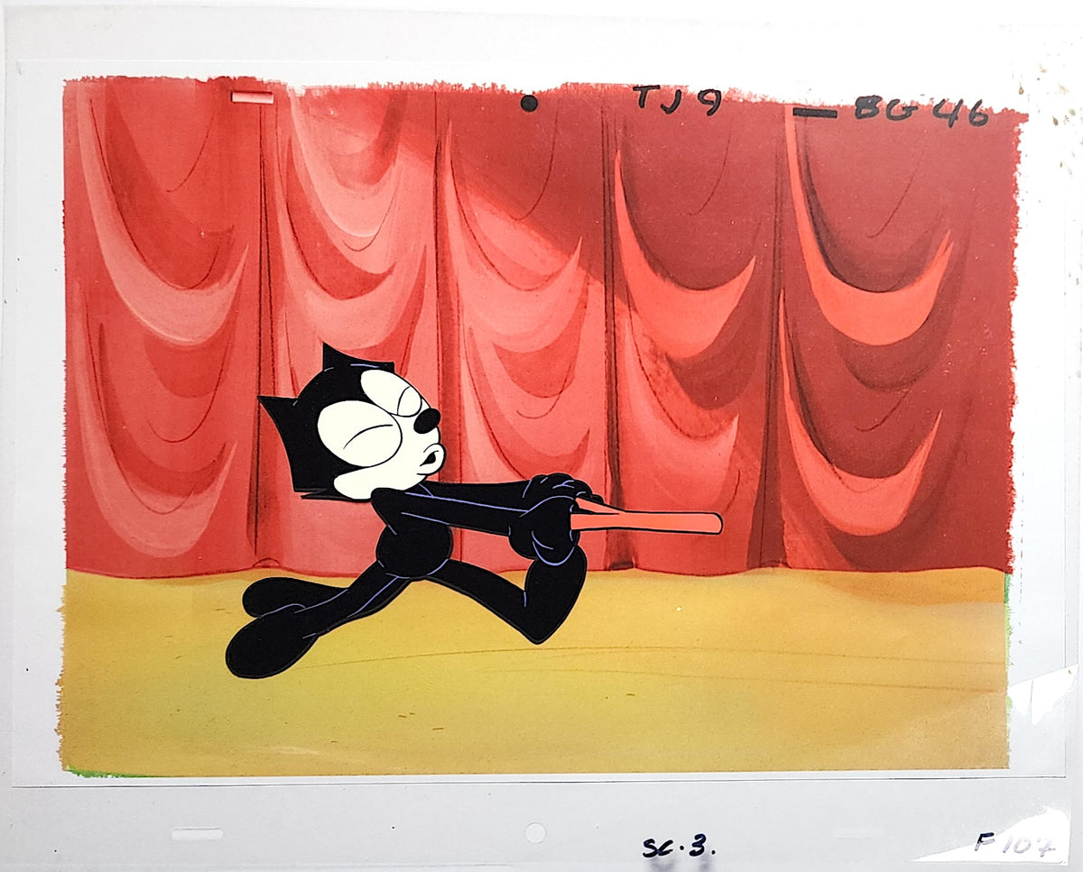 Felix the Cat Animation Production Cel - 4913