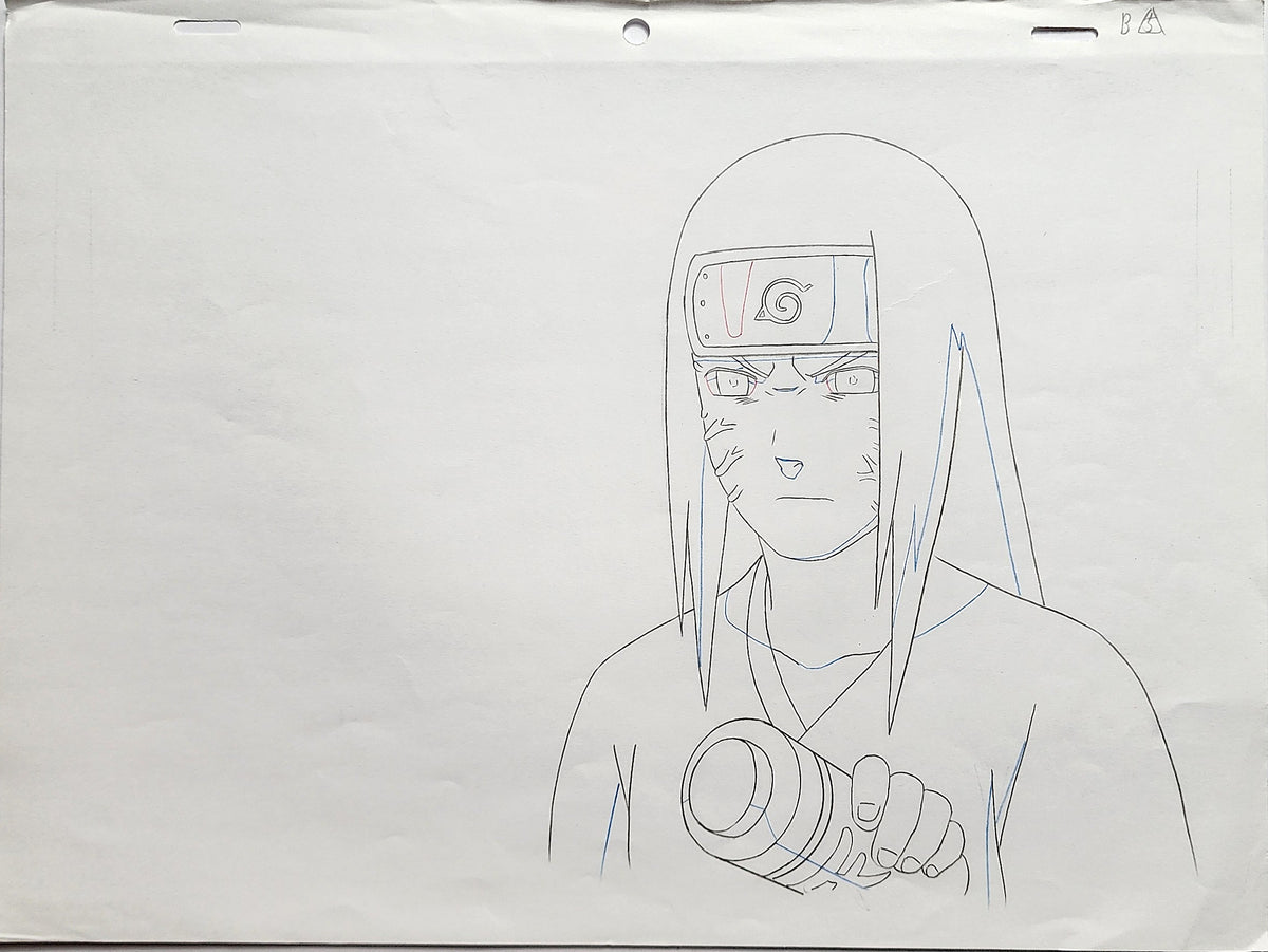 Naruto Animation Production Cel Drawing Douga Genga: Neji - 4929