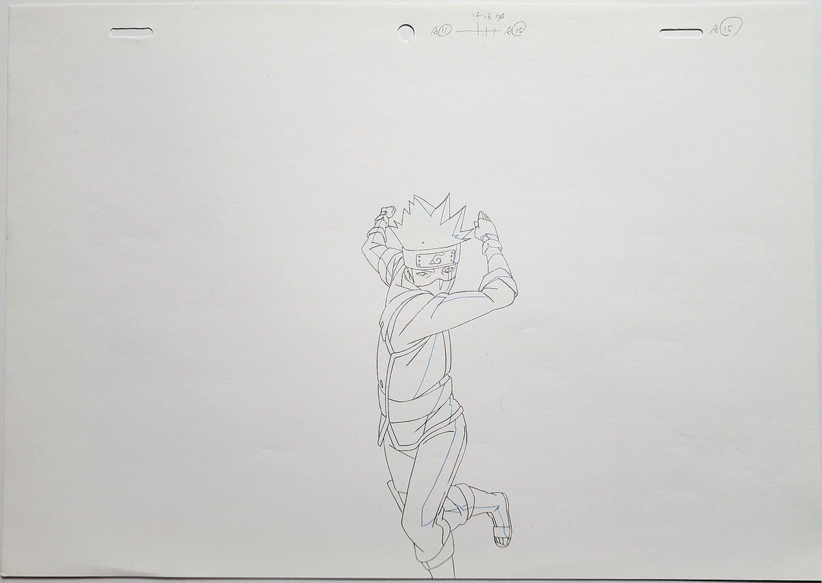 Naruto Animation Production Cel Drawing Douga Genga: Kakashi - 4938