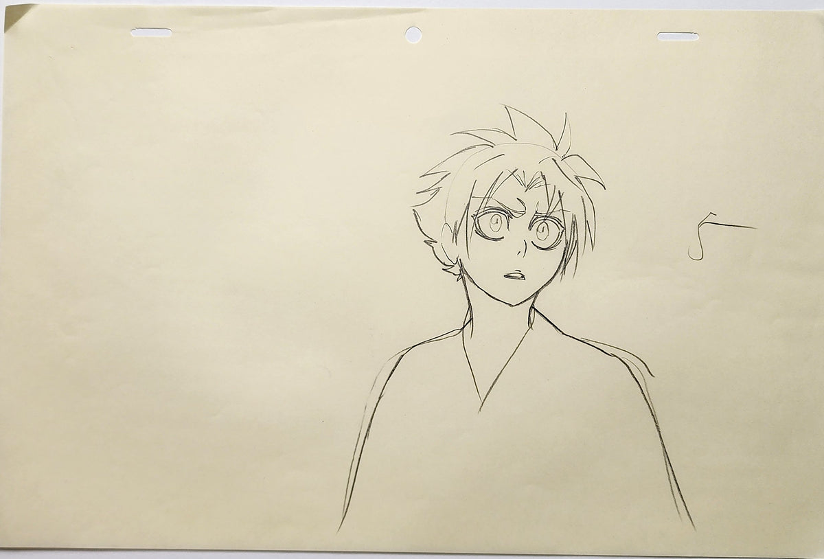 Bleach Animation Cel Production Drawing Douga Genga: Toshiro - 5030