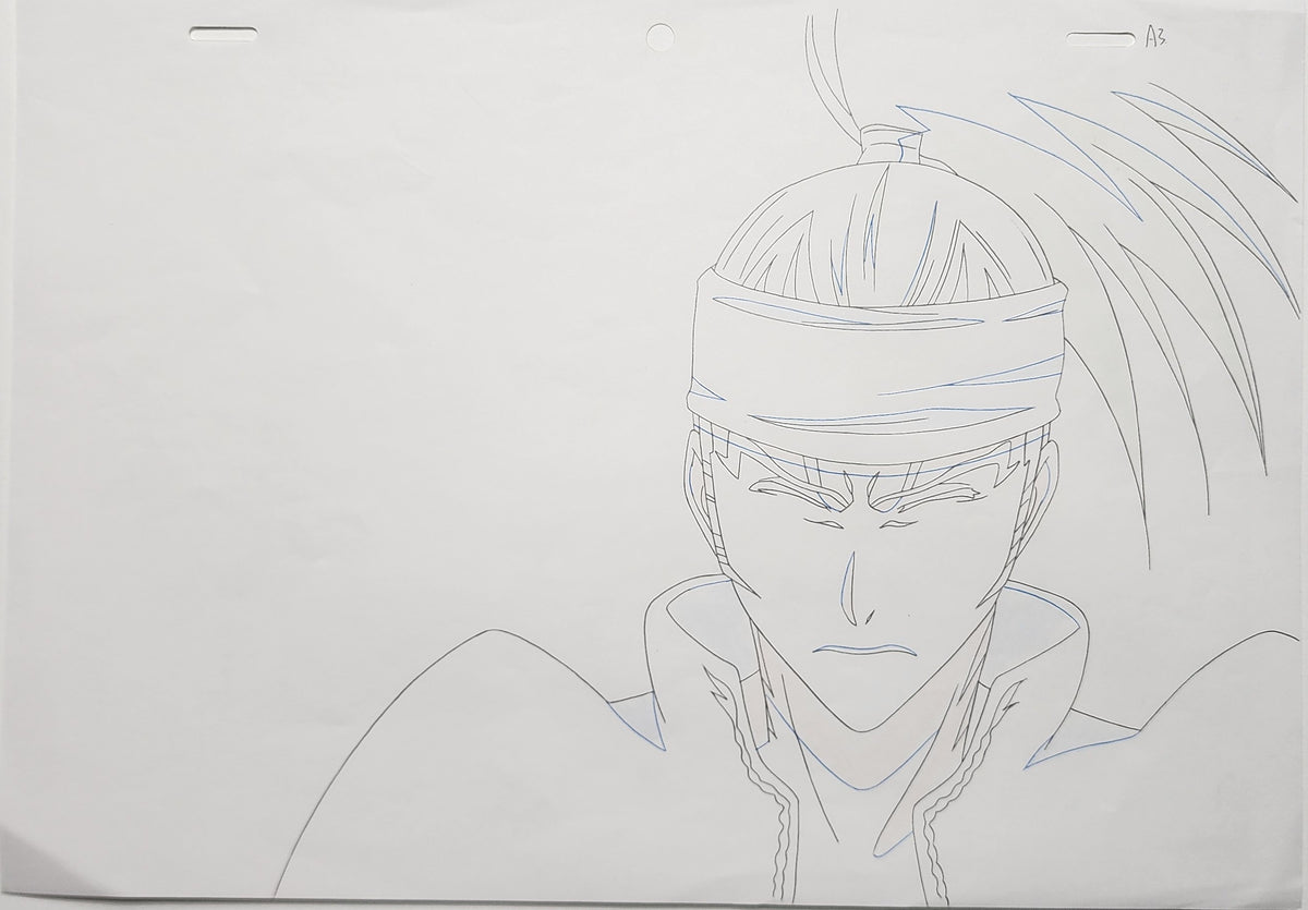 Bleach Animation Cel Production Drawing Douga Genga: Renji - 5045