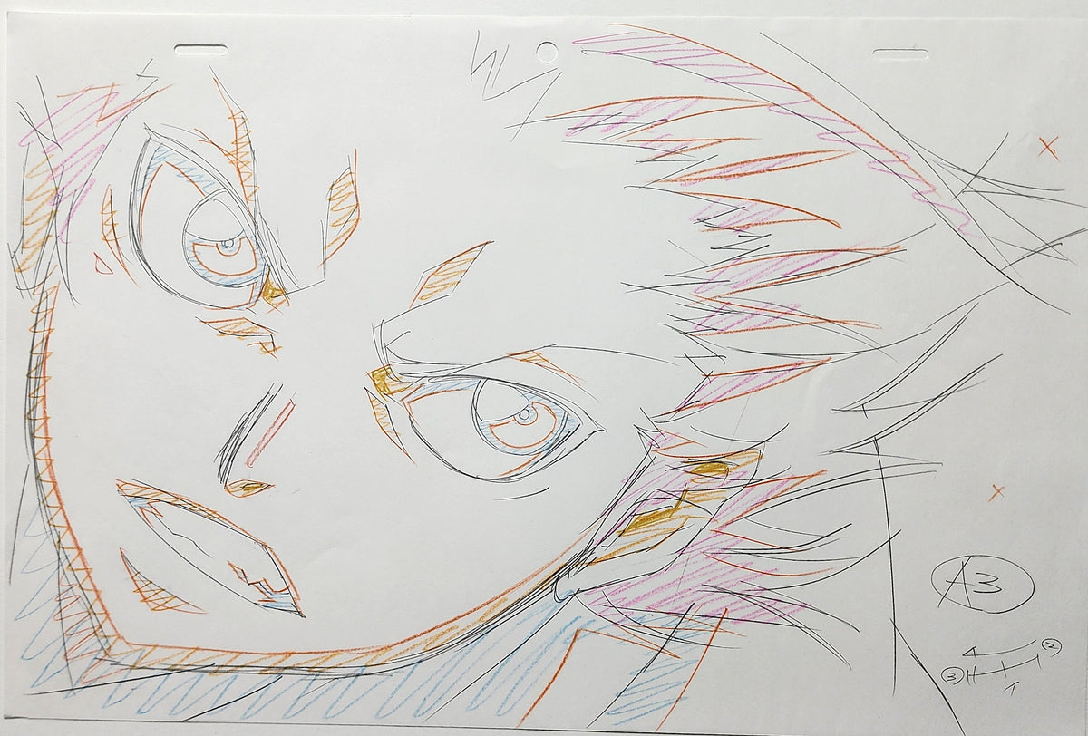 Bleach Animation Cel Production Drawing Douga Genga: Toshiro - 5049