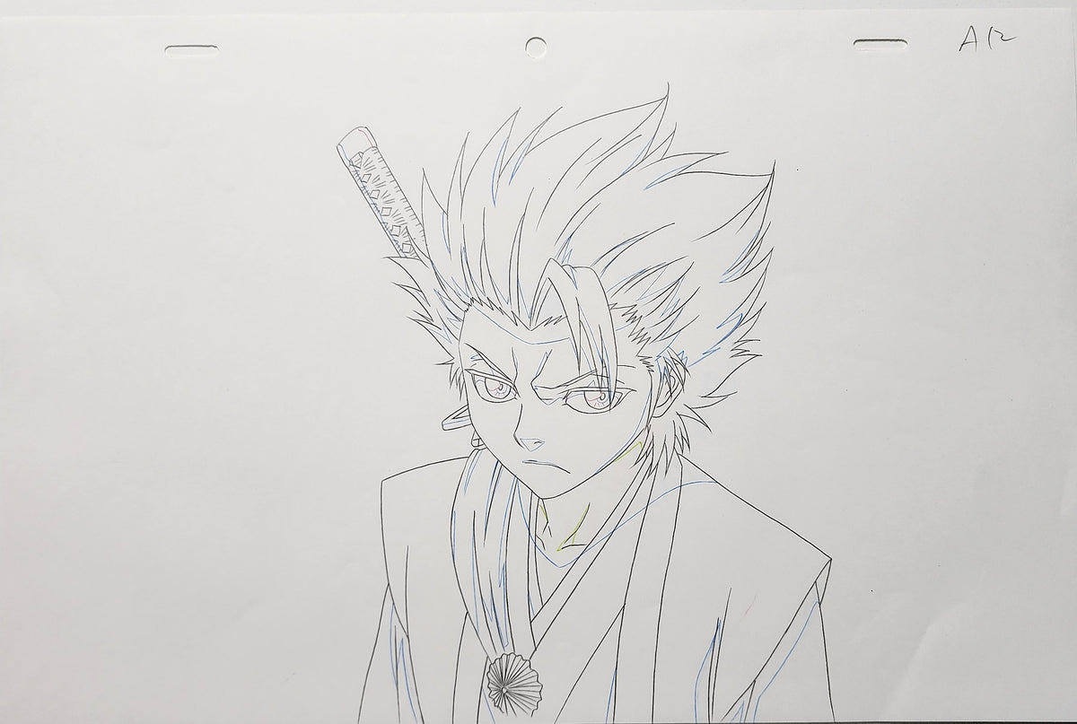 Bleach Animation Cel Production Drawing Douga Genga: Toshiro - 5051