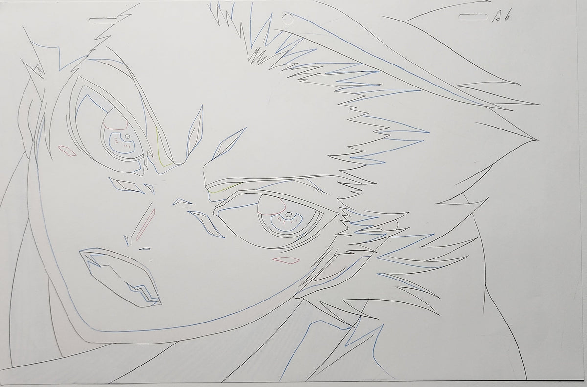 Bleach Animation Cel Production Drawing Douga Genga: Toshiro - 5056