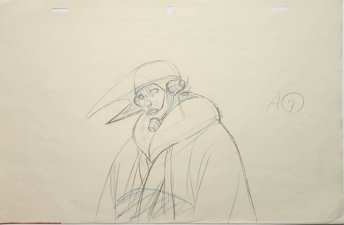 Bleach Animation Cel Production Drawing Douga Genga: Mayuri - 5061