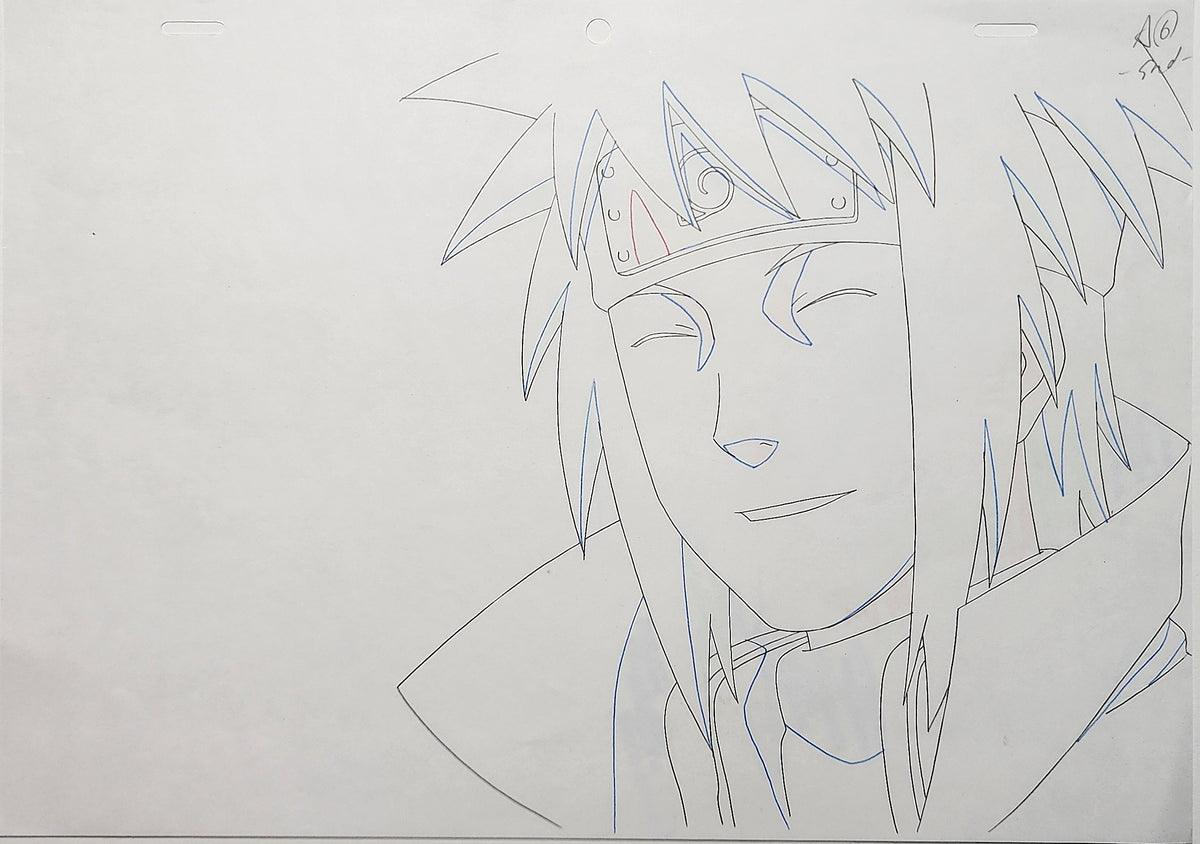 Naruto Animation Production Cel Drawing Douga Genga: Minato - 5064