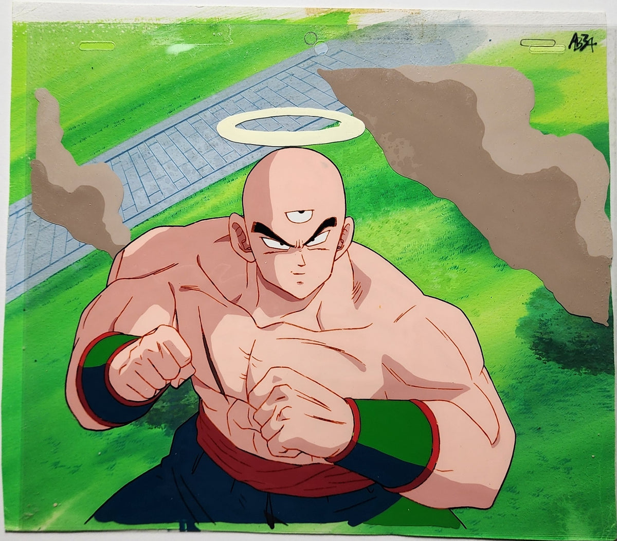 DBZ Dragon Ball GT Z Animation Production Cel Anime: Tien - 5115