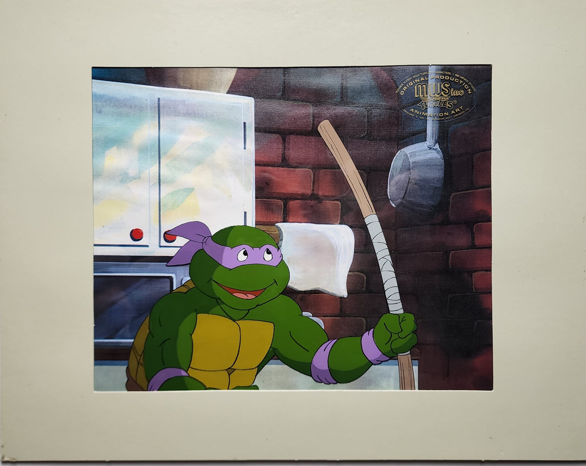 TMNT Teenage Mutant Ninja Turtles Animation Production Cel: Donatello - 5118