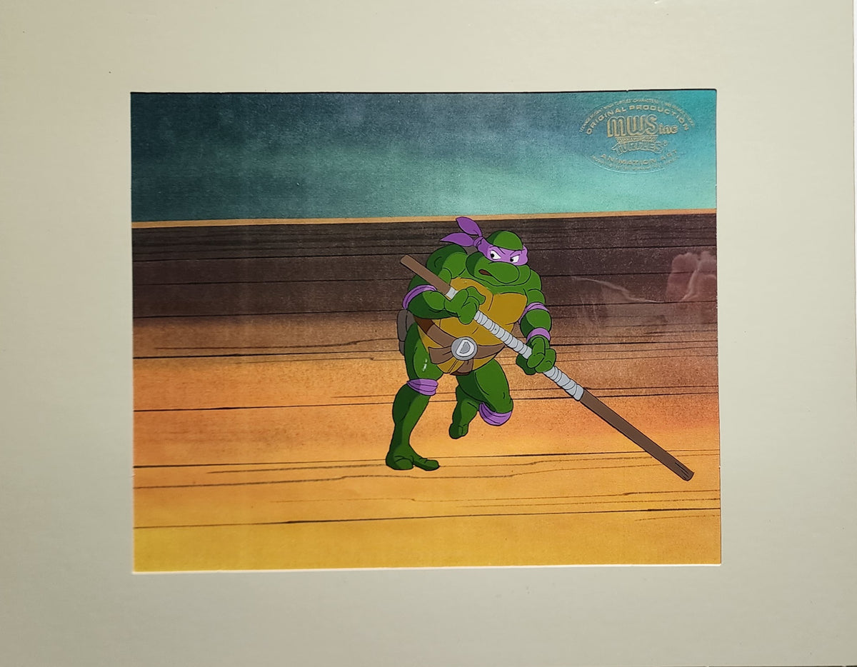 TMNT Teenage Mutant Ninja Turtles Animation Production Cel: Donatello - 5124