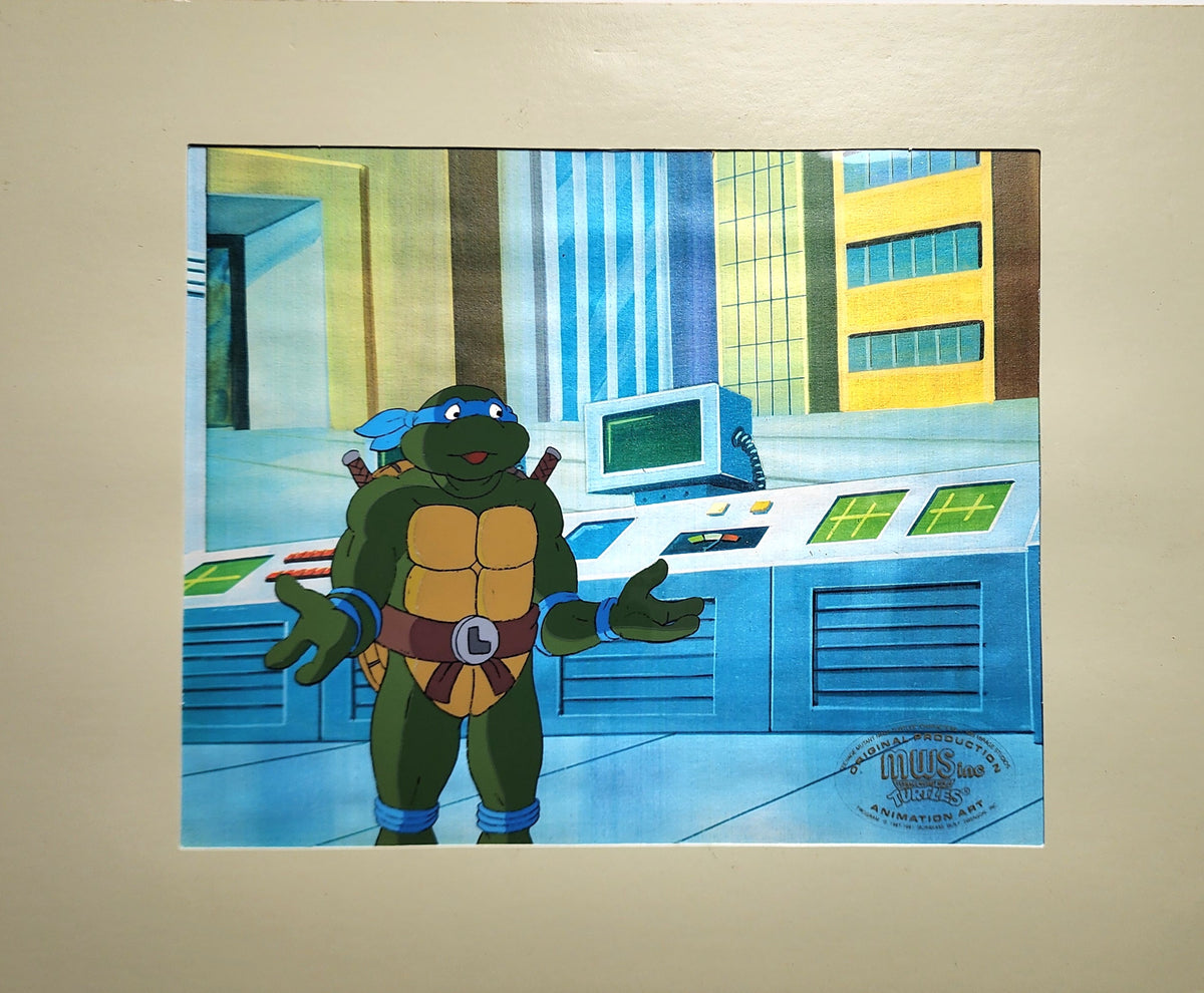 TMNT Teenage Mutant Ninja Turtles Animation Production Cel: Leo - 5125