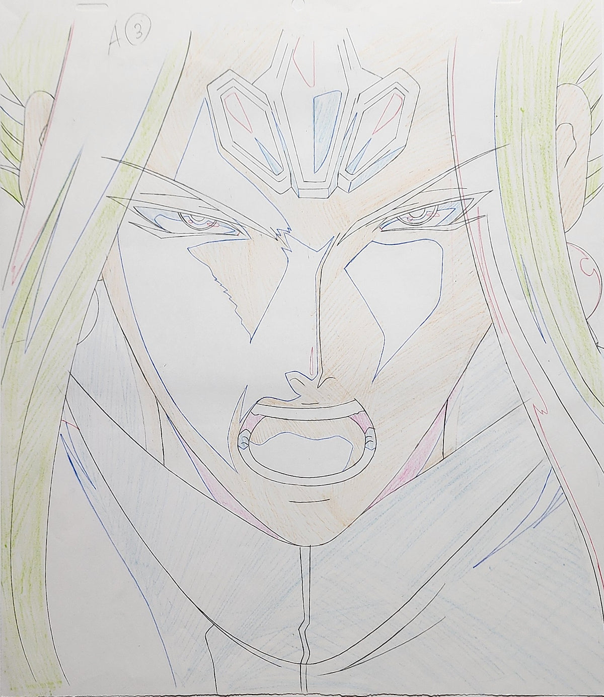 High School DxD Lot Animation Production Drawing Douga Genga: Loki - 5132