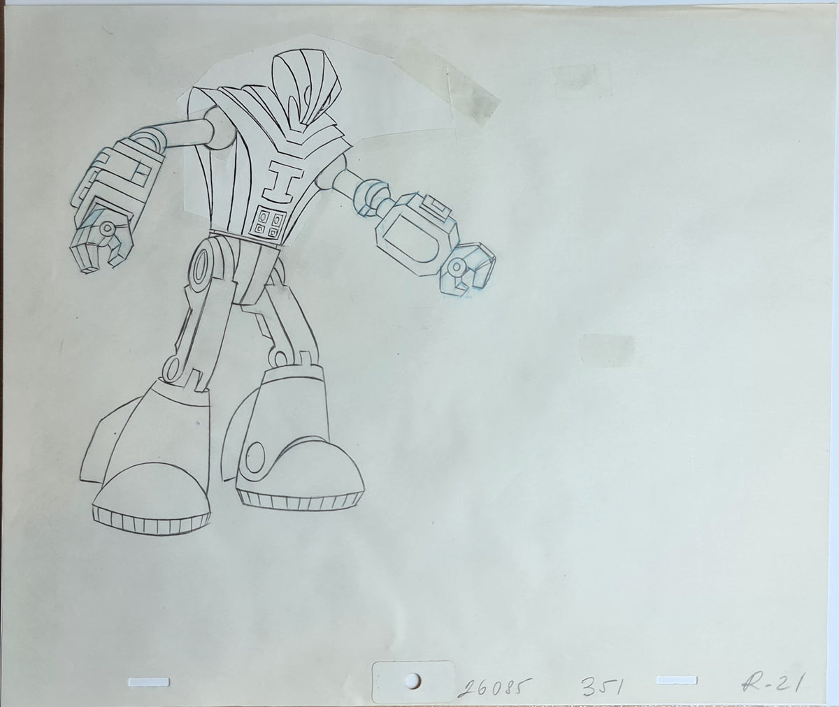 He-Man & The Masters Of The Universe Production Cel Drawing - 1744