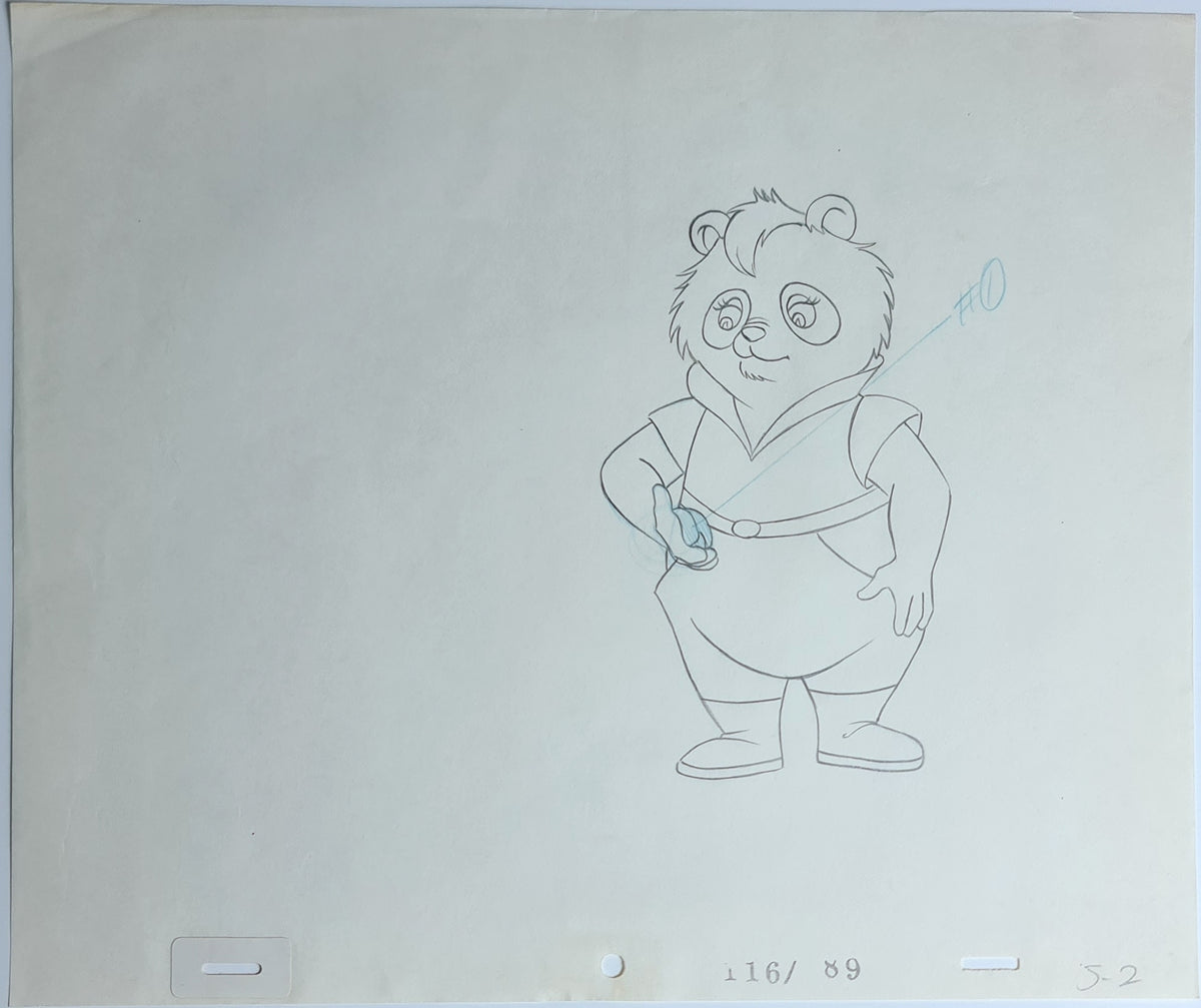 He-Man MOTU Animation Production Cel Drawing: Jeeta - 2381