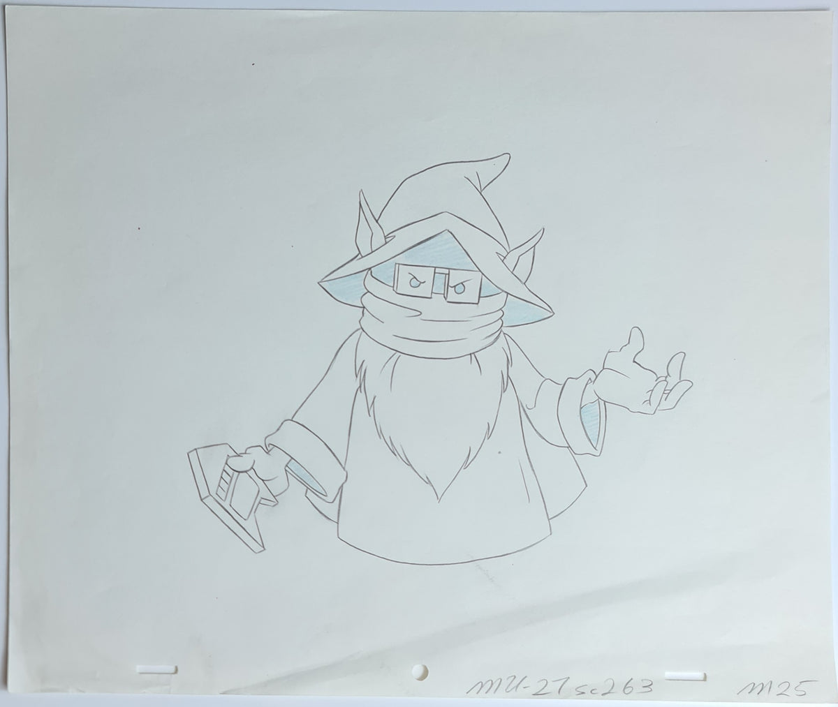 He-Man MOTU Animation Production Cel Drawing: Montork - 2423