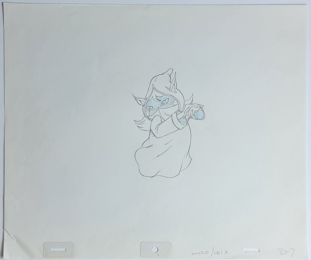 He-Man MOTU Animation Production Cel Drawing: Dree Elle - 2427