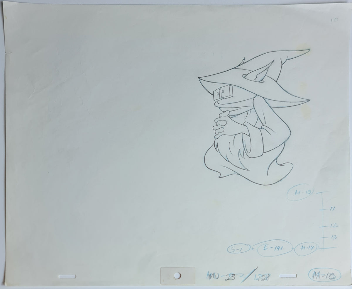 He-Man MOTU Animation Production Cel Drawing: Montork - 2432