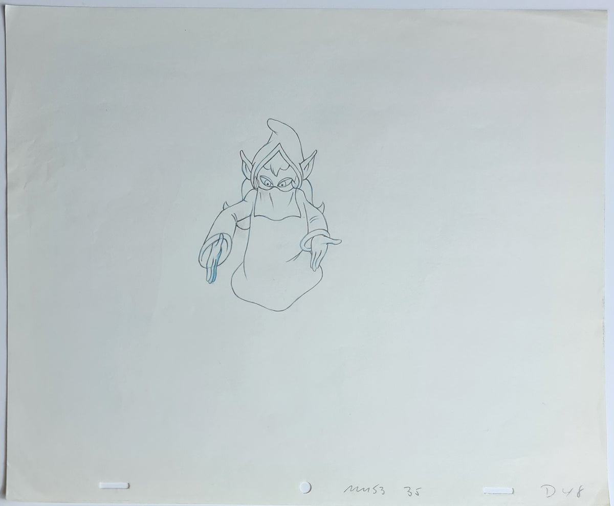 He-Man MOTU Animation Production Cel Drawing: Dree Elle - 2434