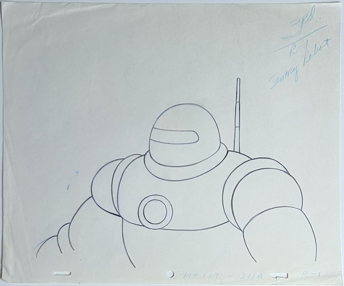 He-Man MOTU Animation Production Cel Drawing - 2461