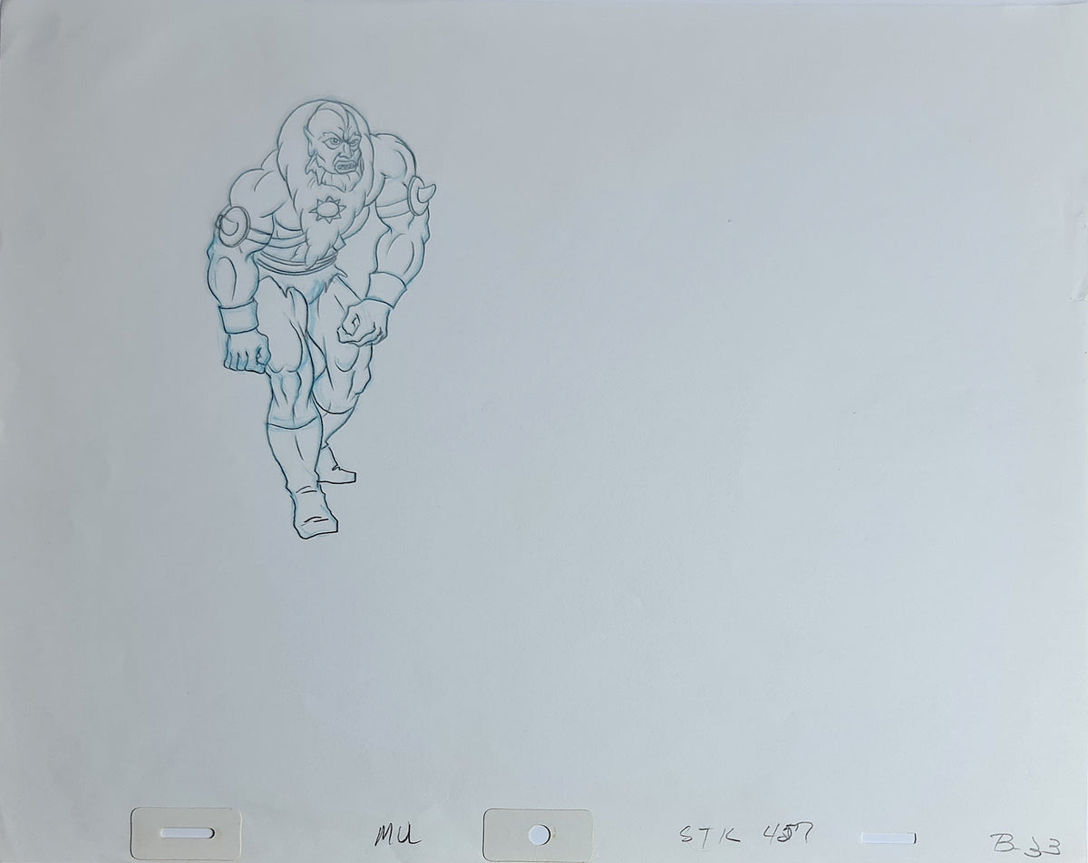 He-Man MOTU Animation Production Cel Drawing: Beast Man - 2781