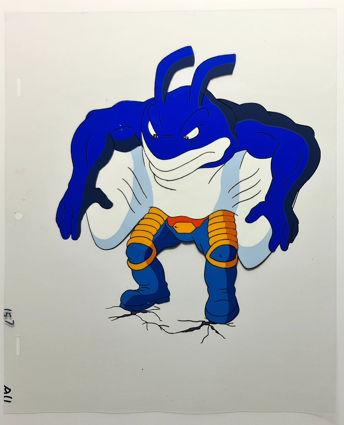 Street Sharks Animation Production Cel: Mantaman - 3086